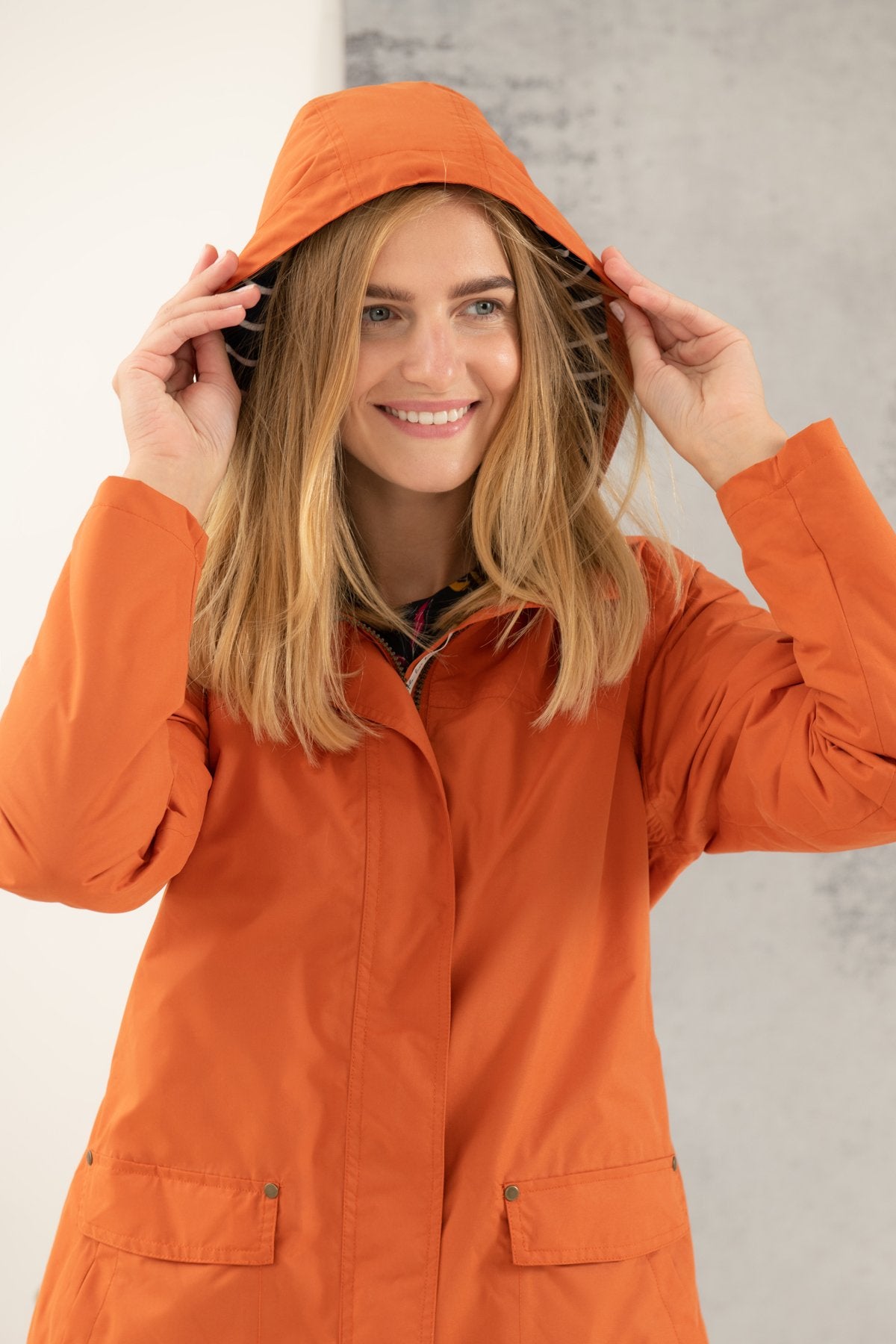 Lighthouse Iona Jacket in Burnt Orange