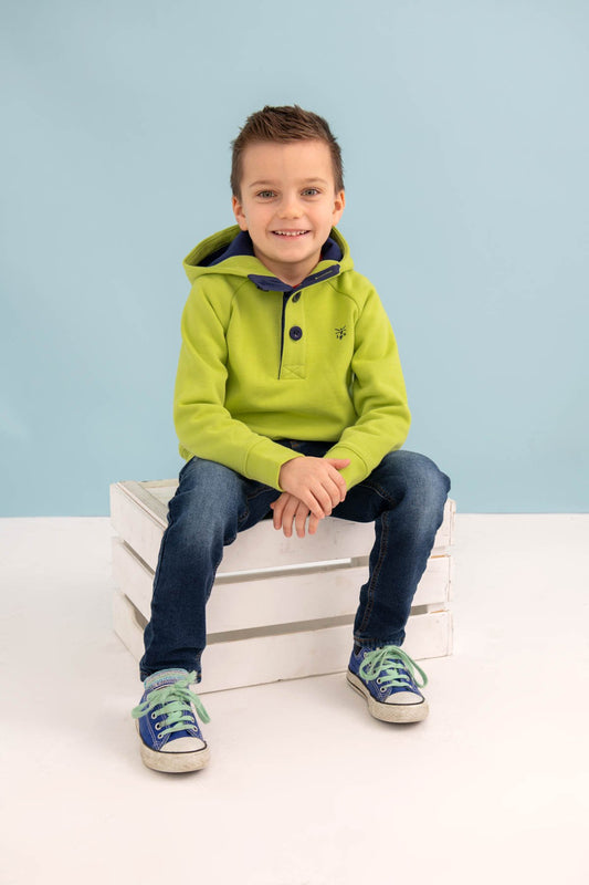Lighthouse Jack Hoodie Lime @millscountrystore.com