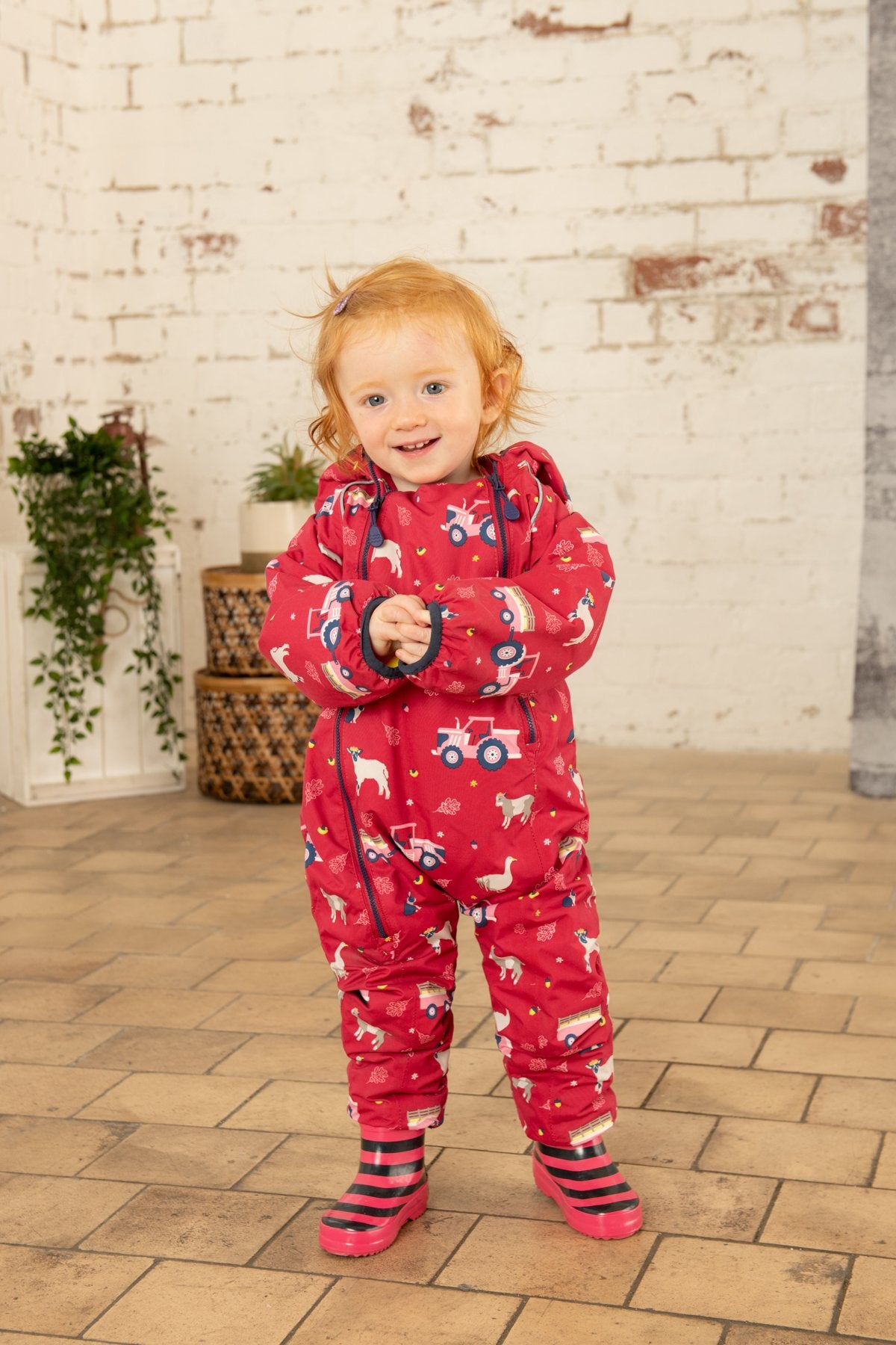 Lighthouse Jamie Puddle Suit - Pink Farm Life