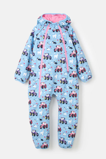 Lighthouse Jamie Puddle Suit - Sky Farm Print