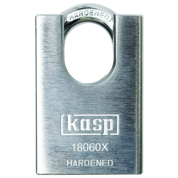 KASP HIGH SECURITY HARDENED STEEL PADLOCK - CLOSED SHACKLE -K18060XD