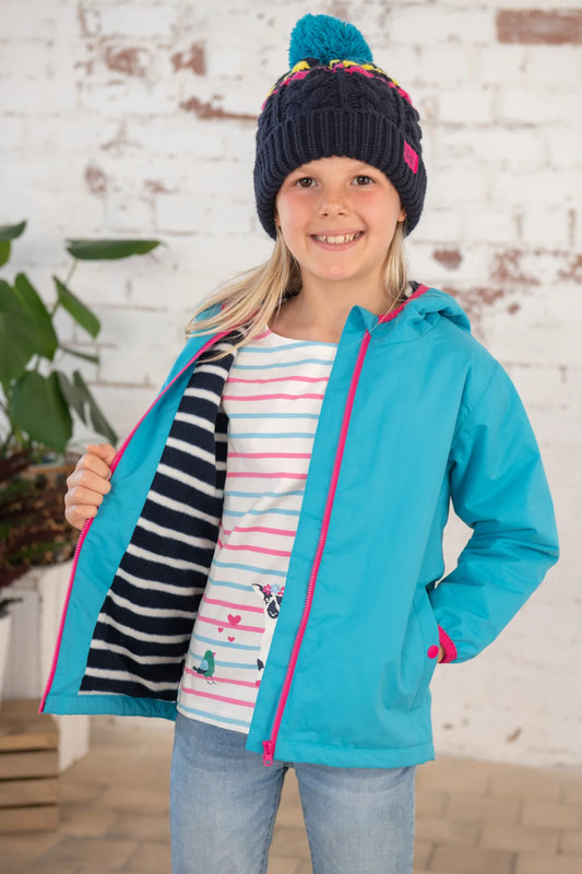 Lighthouse Girls Amelia Coat - Bright Teal