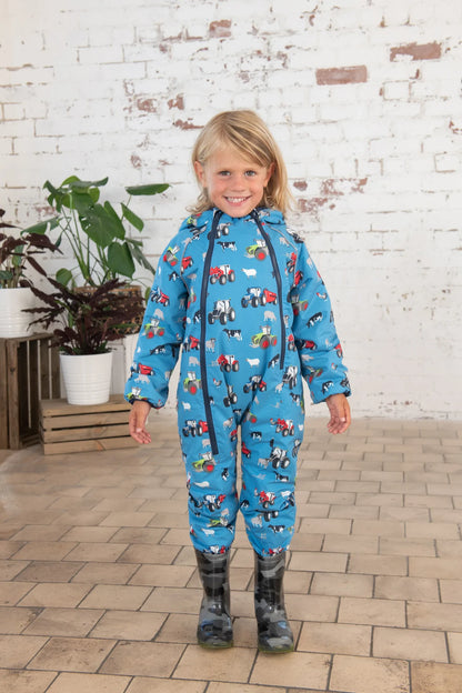 Lighthouse Jamie Puddle Suit - Blue Print Farm Yard