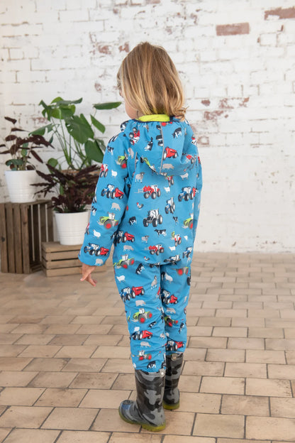 Lighthouse Jamie Puddle Suit - Blue Print Farm Yard