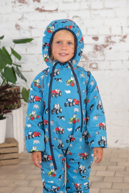 Lighthouse Jamie Puddle Suit - Blue Print Farm Yard