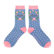 Miss Sparrow  Mum Floral Wreath Blue