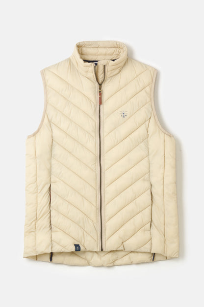 Lighthouse Laurel Gilet in Almond