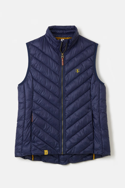 Lighthouse Laurel Gilet in Navy