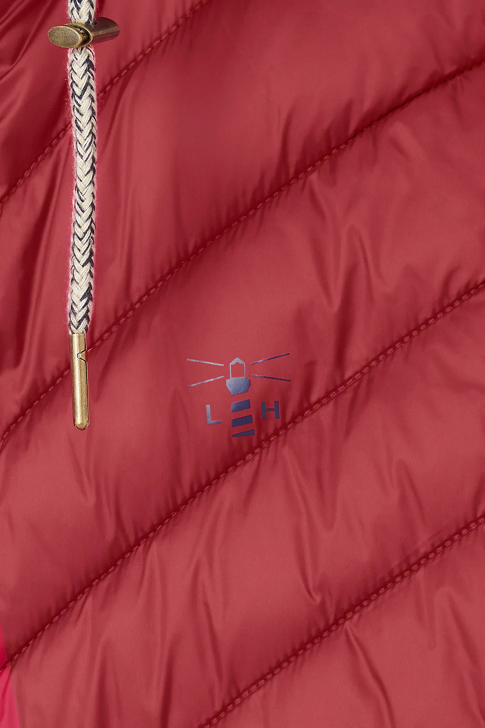 Lighthouse Laurel Mid-Length Coat in Redcurrant