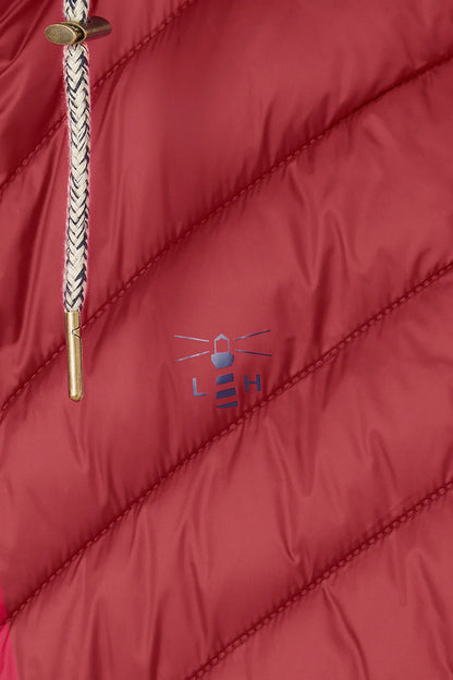 Lighthouse Laurel Mid-Length Coat in Redcurrant