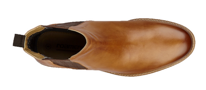 Roamers Tan Leather Chelsea Dealer Boots - M 163 BT