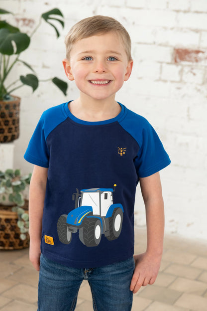 Lighthouse Mason Tee Shirt - Blue Tractor
