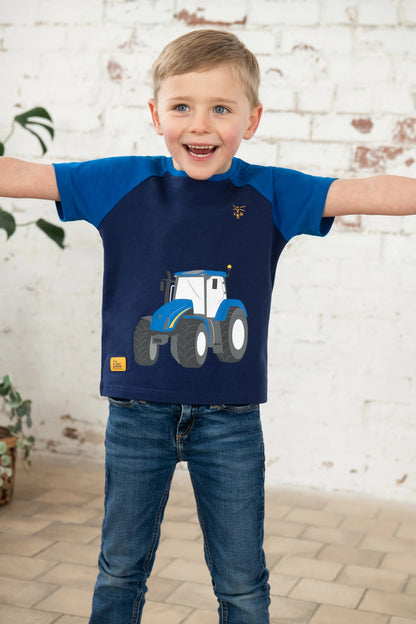 Lighthouse Mason Tee Shirt - Blue Tractor