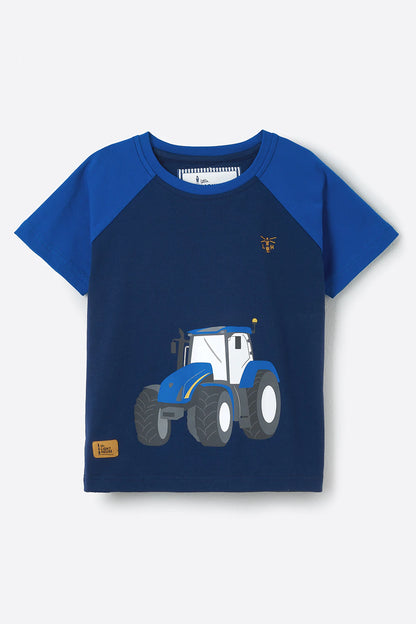 Lighthouse Mason Tee Shirt - Blue Tractor