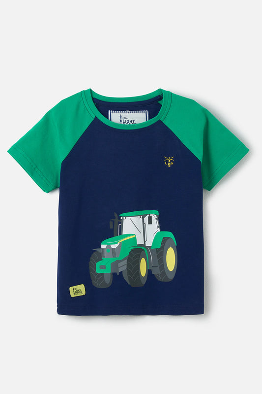 Lighthouse Mason Tee Shirt - Green Tractor