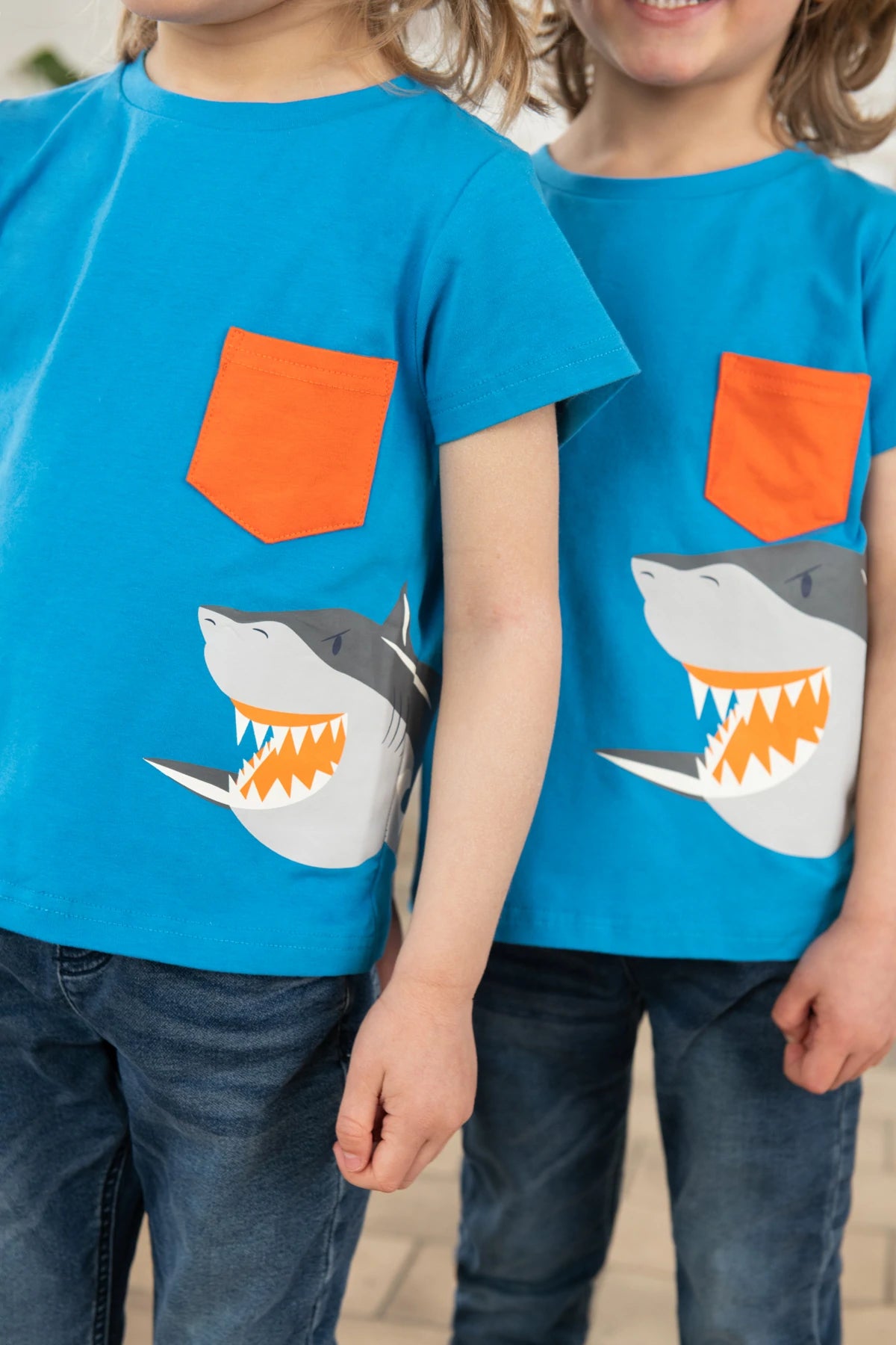 Lighthouse Boys Oliver T-Shirt - Blue Shark