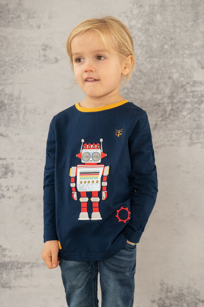 Lighthouse Oliver Boys Jersey in Robot Design