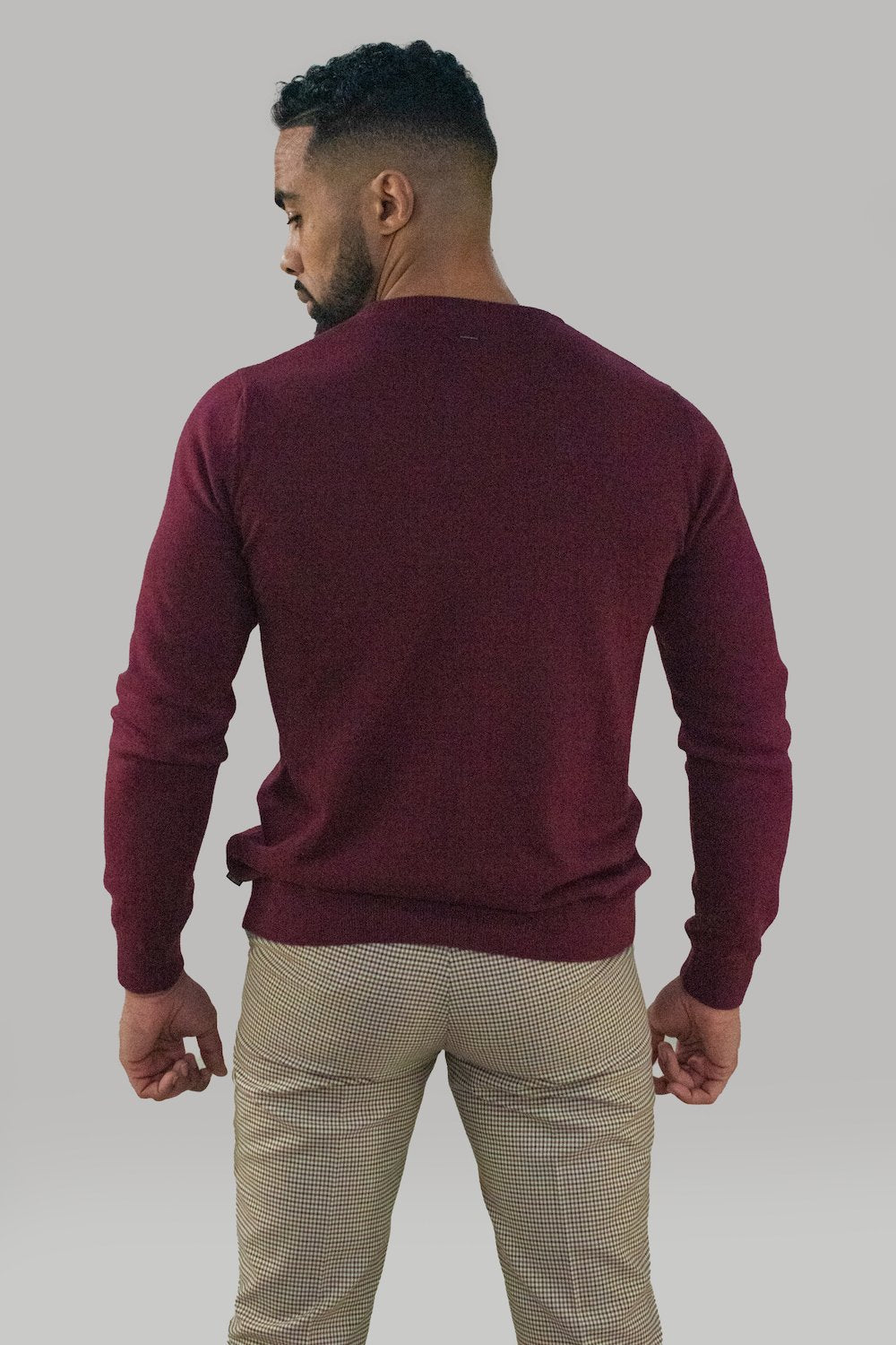 CAVANI WINE CREWNECK KNIT @ www.millscountrystore.com