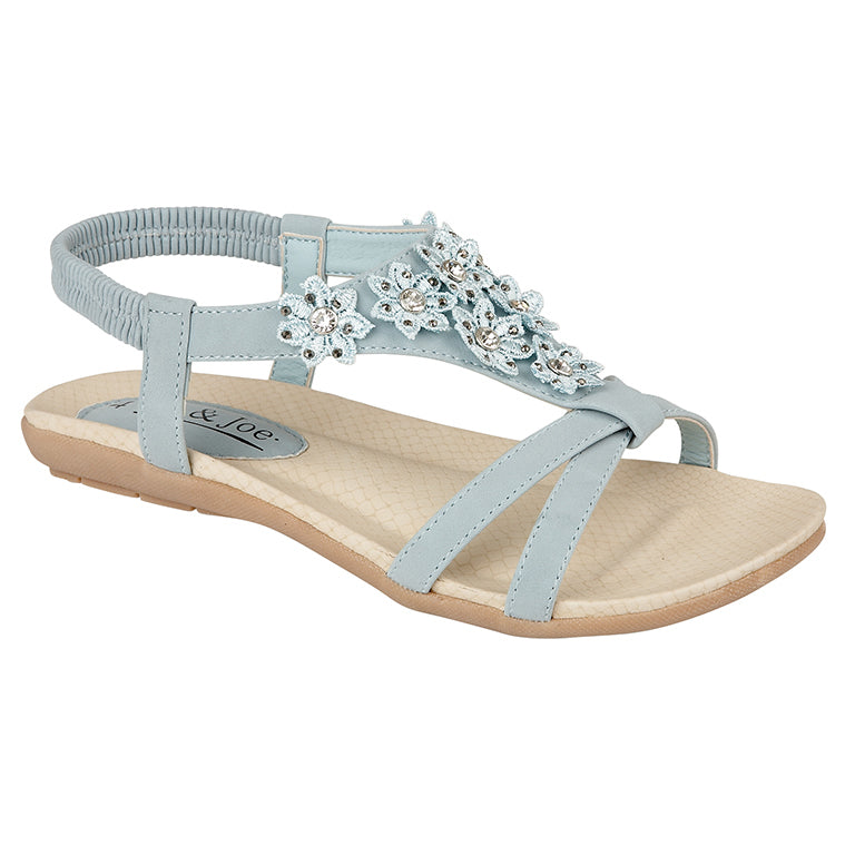 Ladies Ravello Light Blue Sandals UK EU 36 - Main Image