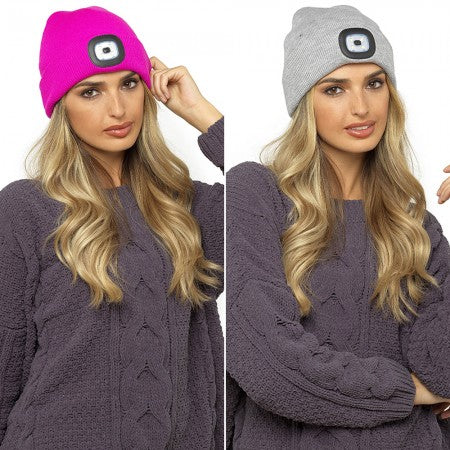 Storm Ridge Ladies' Head Lamp Beanie Hat