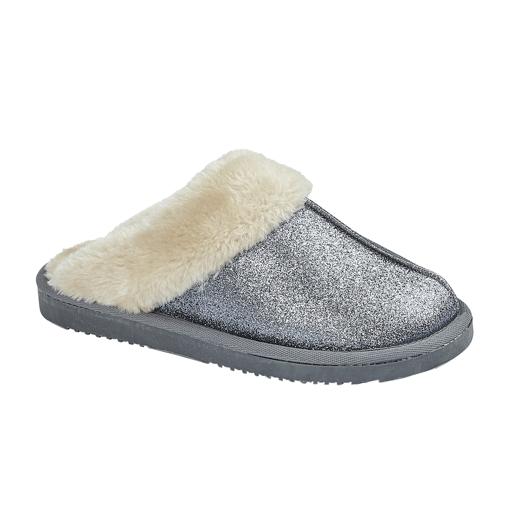 Ladies Sparkle Blue Mule