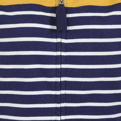 Lazy Jacks Ladies Striped Zip Through Sweatshirt LJ32 @ www.millscountrystore.com