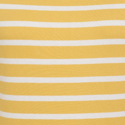Lazy Jacks Ladies 3/4 Sleeve Breton Top In Maize Yellow LJ97S @ www.millscountrystore.com