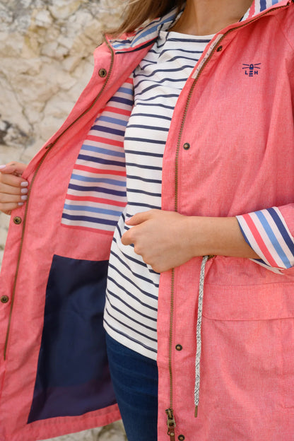 Lighthouse Ladies Alice Coat in Coral