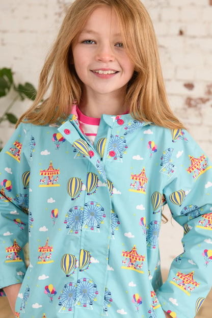 Lighthouse Girls Olivia Waterproof Coat - Carnival Print