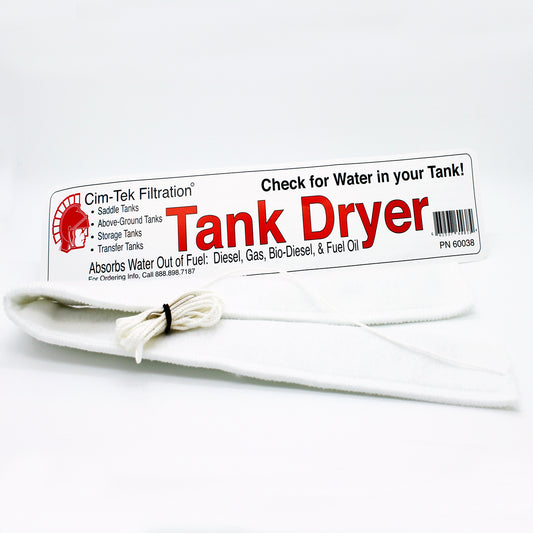 TANK DRYER IS A WAY OFF REMOVING WATER OUT OF YOUR OIL TANK IT IS SUITABLE FOR USE ON DIESEL, GAS OIL, BIO-DIESEL & HEATING OIL (KEROSENE) 
