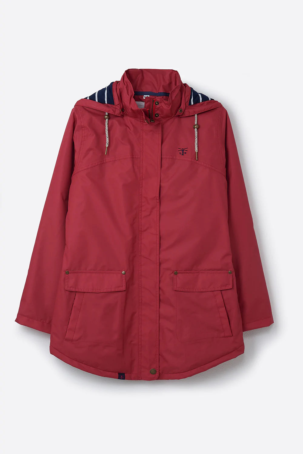 Lighthouse Iona Long Jacket in Berry