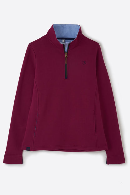 Lighthouse Shore Sweatshirt - Deep Magenta