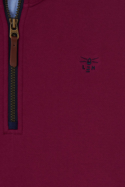 Lighthouse Shore Sweatshirt - Deep Magenta