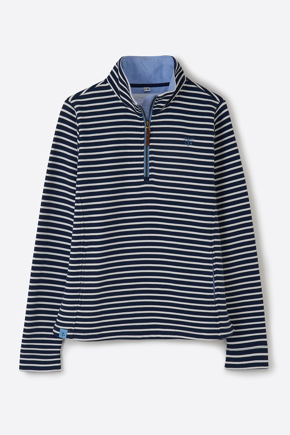 Lighthouse Shore Sweatshirt - Midnight Stripe