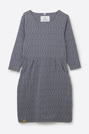Lighthouse Ivy Dress - Urban Grey Geo Print