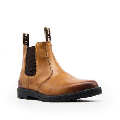 Xpert Heritage Saddler Dealer Boots Tan @ Mills Country Store