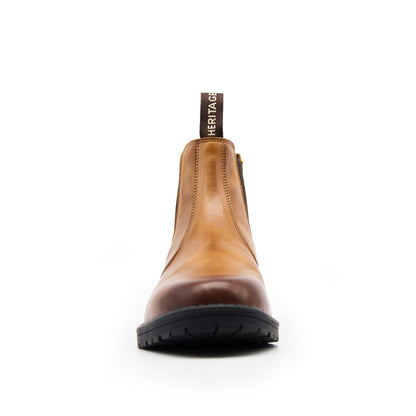 Xpert Heritage Saddler Dealer Boots Tan @ Mills Country Store