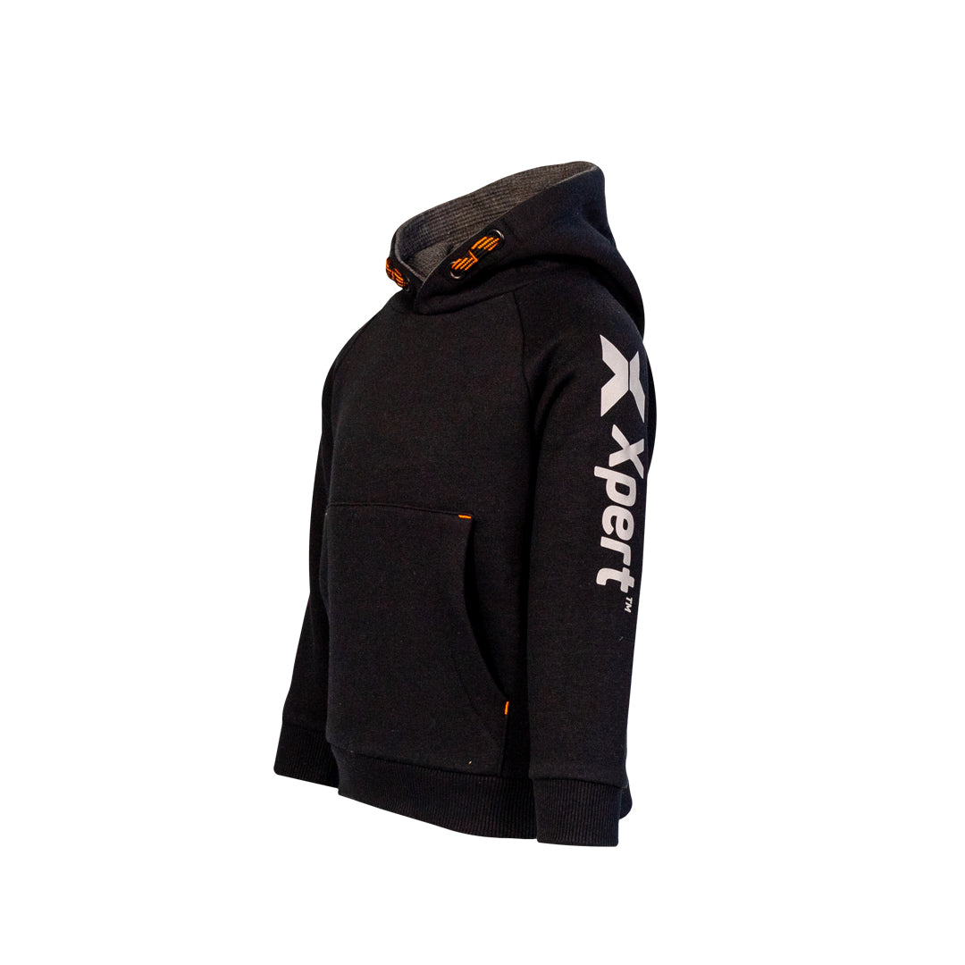 Xpert Pro Junior / Kids Pullover Hoodie in Black