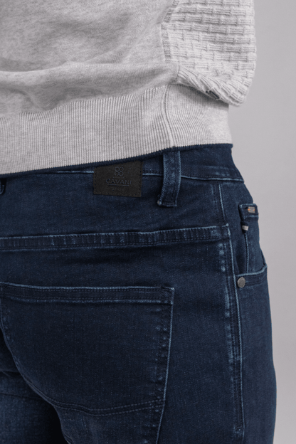Cavani Dempsey Navy Denim Jeans - Boot Cut
