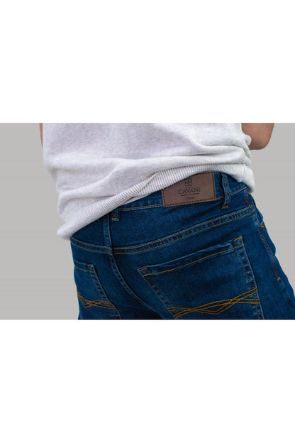 Cavani Milano Stonewash Stretch Denim Jeans