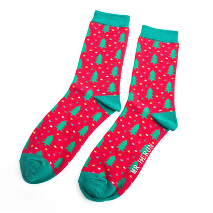 Mr Heron  Christmas Trees Socks Gift Box