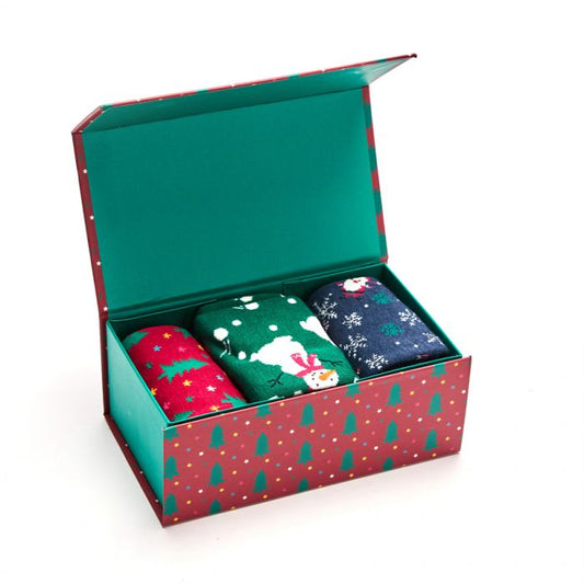 Mr Heron  Christmas Trees Socks Gift Box