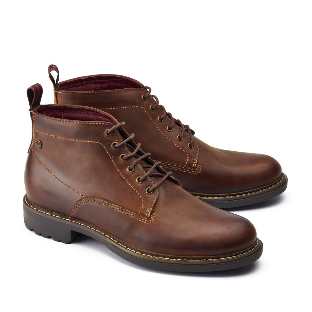 Base London Clifton Tan Pull Up Boot