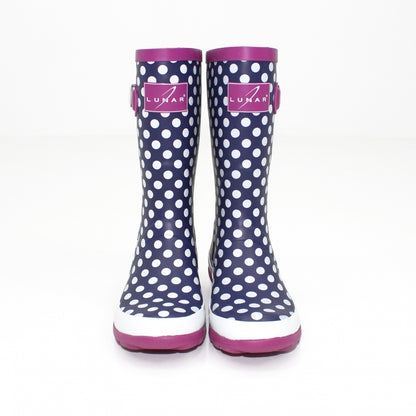 Lunar Kids Dotty Wellingtons