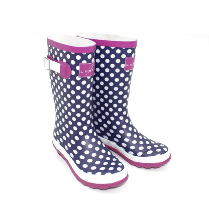Lunar Kids Dotty Wellingtons