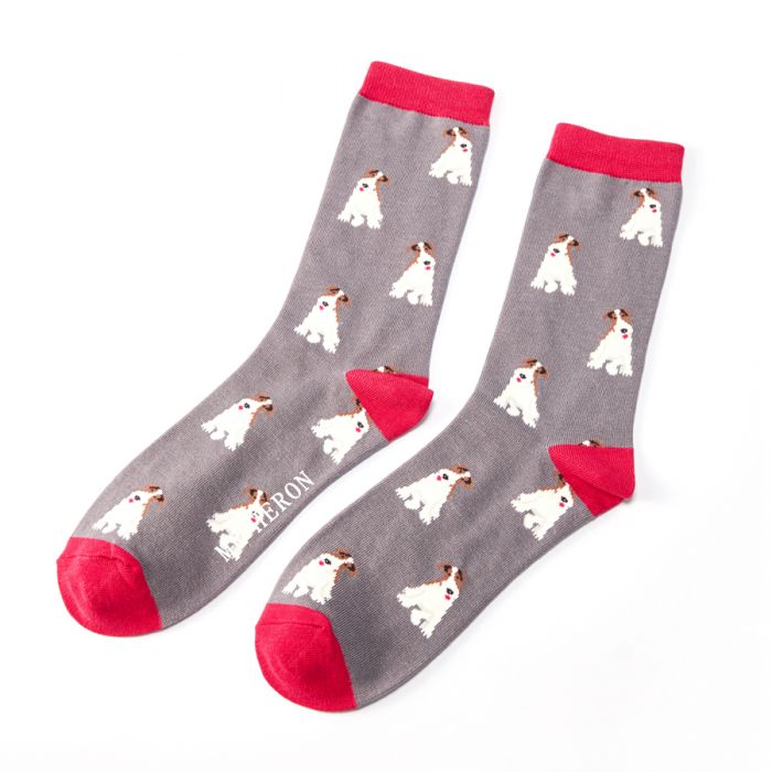 Mr Heron  Fox Terrier Grey