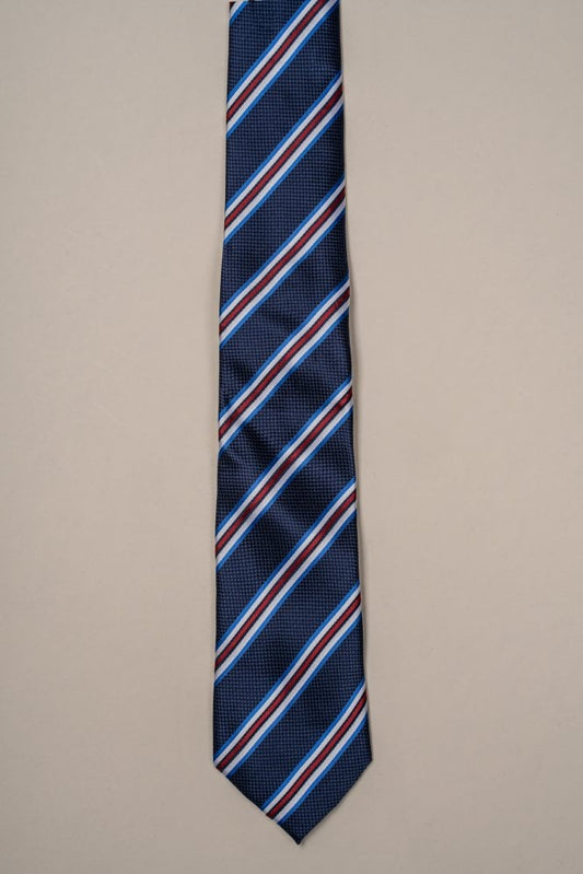 Cavani 801 Blue Tie Set
