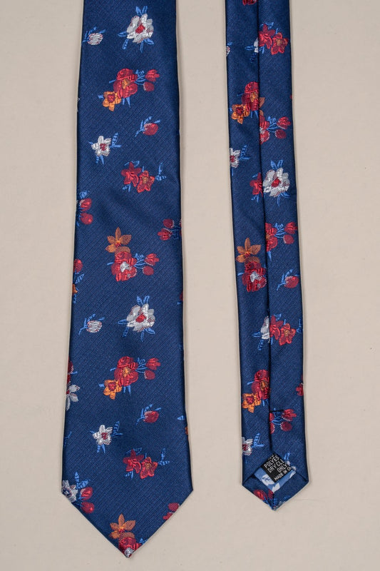 Cavani 809 Navy Tie Set