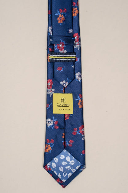 Cavani 809 Navy Tie Set