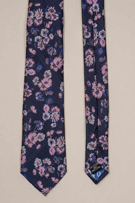Cavani 810 Navy Tie Set